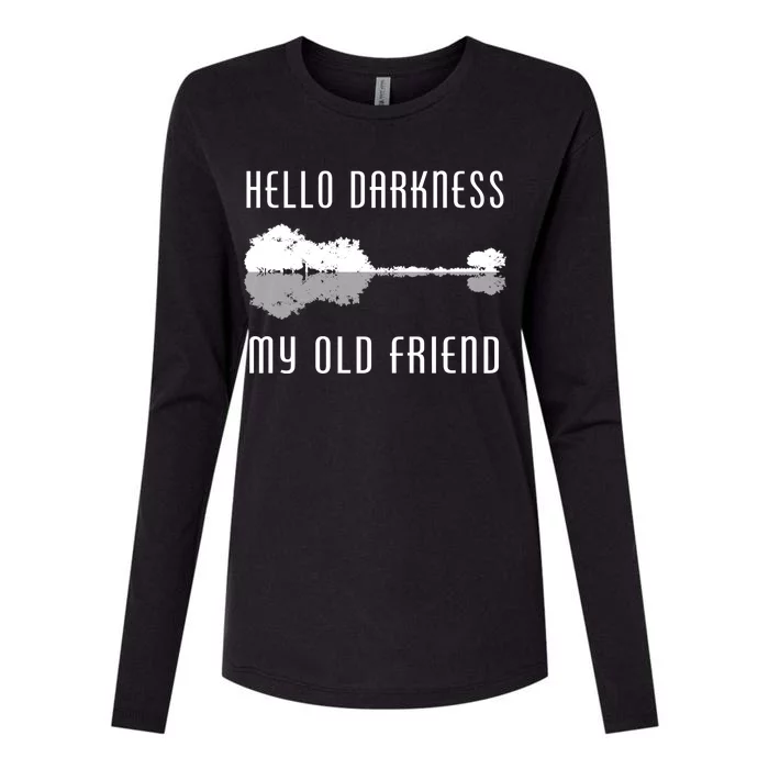 Hello Darkness My Old Friend Womens Cotton Relaxed Long Sleeve T-Shirt