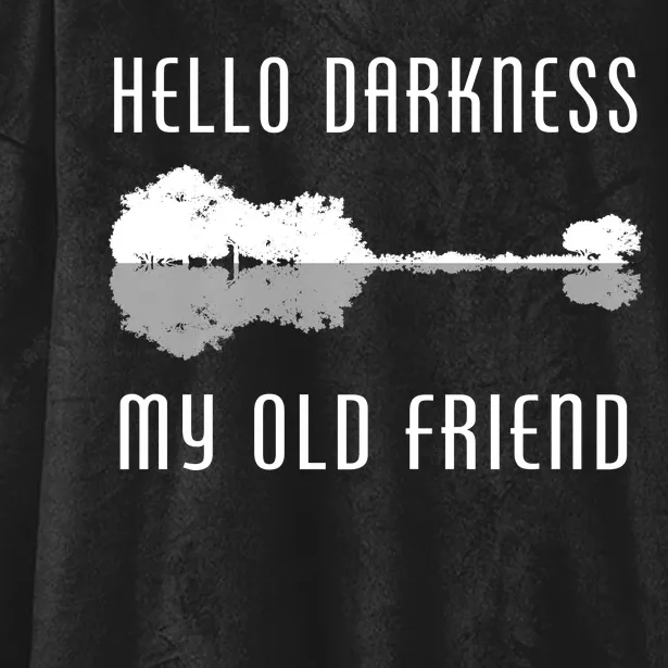 Hello Darkness My Old Friend Hooded Wearable Blanket