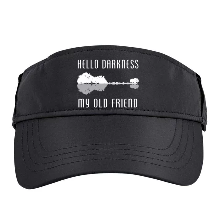 Hello Darkness My Old Friend Adult Drive Performance Visor