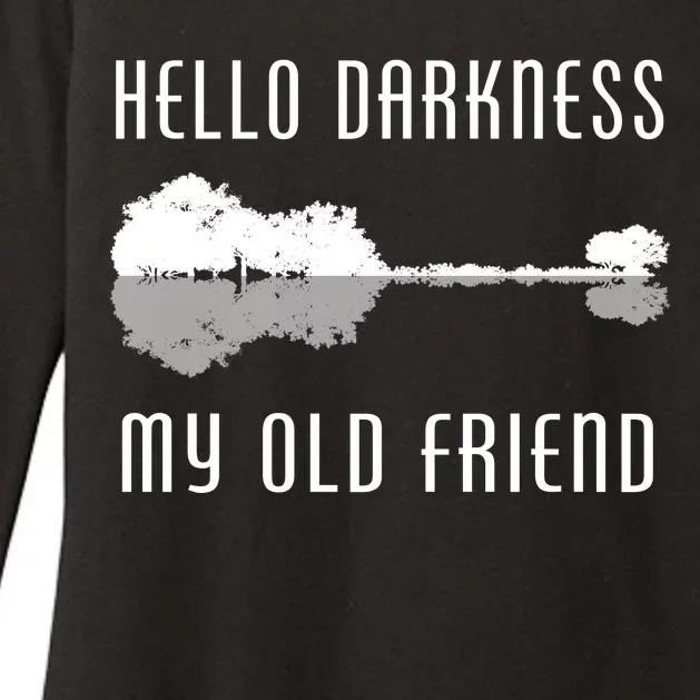 Hello Darkness My Old Friend Womens CVC Long Sleeve Shirt