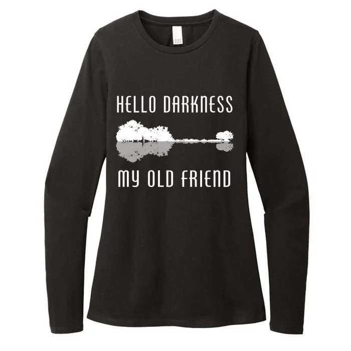 Hello Darkness My Old Friend Womens CVC Long Sleeve Shirt