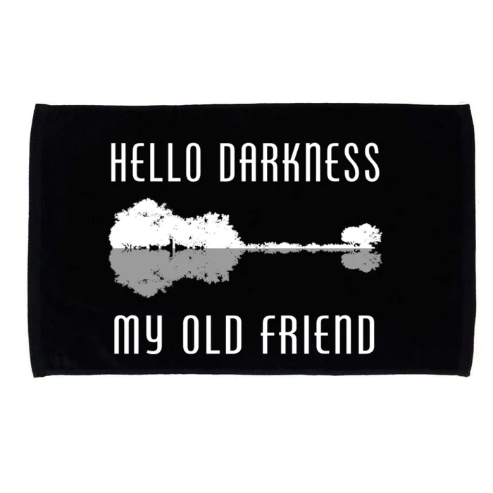 Hello Darkness My Old Friend Microfiber Hand Towel