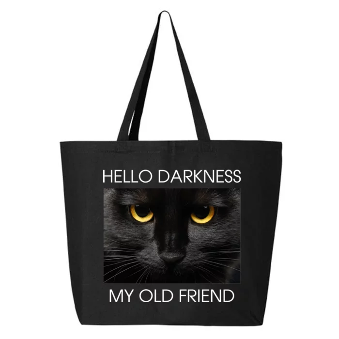 Hello Darkness My Old Friend Cat 25L Jumbo Tote