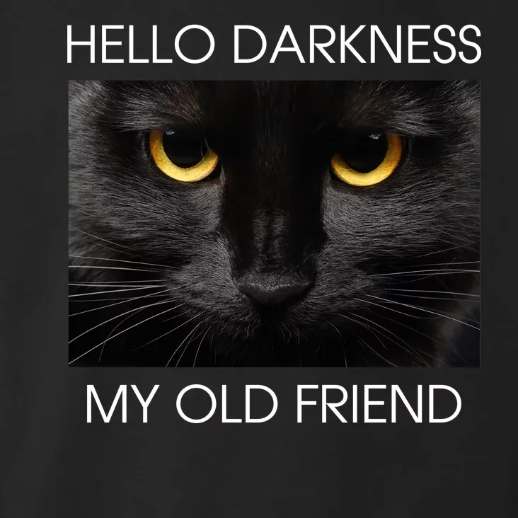 Hello Darkness My Old Friend Cat Toddler Hoodie