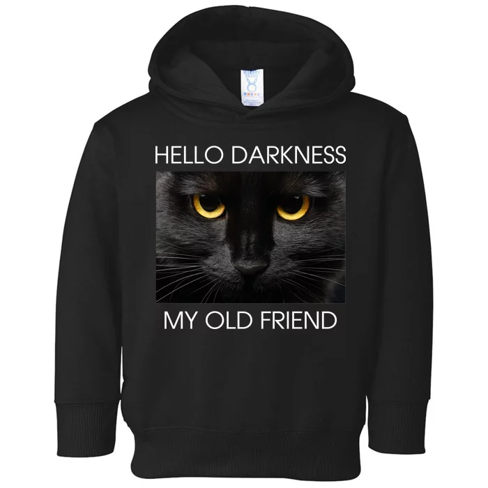 Hello Darkness My Old Friend Cat Toddler Hoodie