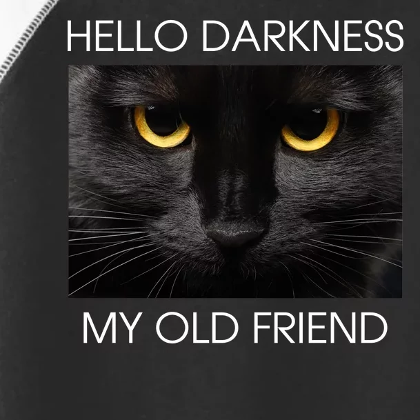 Hello Darkness My Old Friend Cat Toddler Fine Jersey T-Shirt