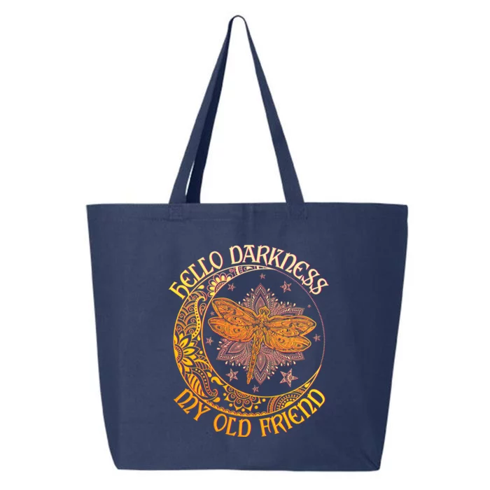 Hello Darkness My Old Friend Dragonfly Moon 25L Jumbo Tote