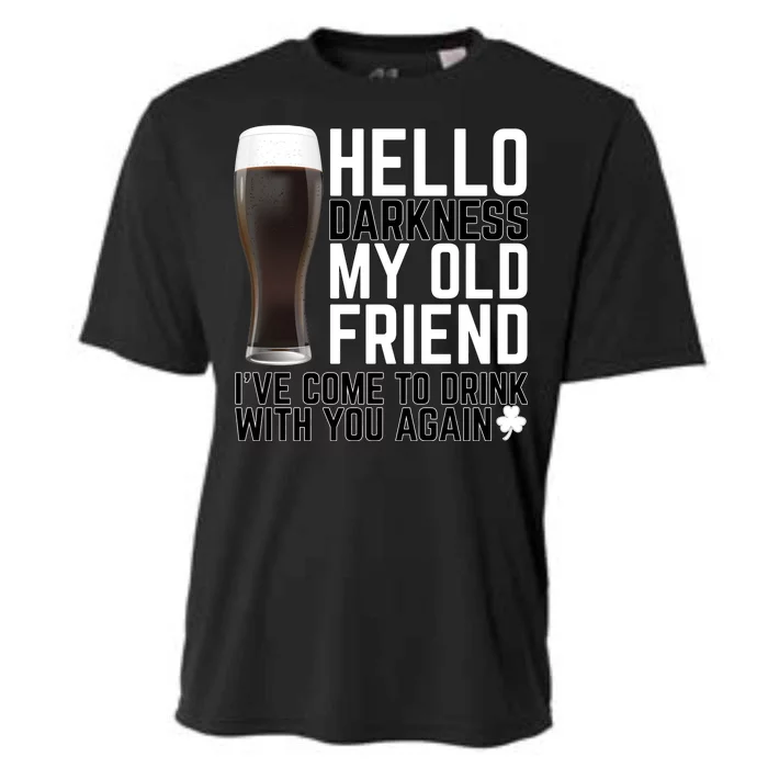 Hello Darkness My Old Friend Funny Drinking Cooling Performance Crew T-Shirt