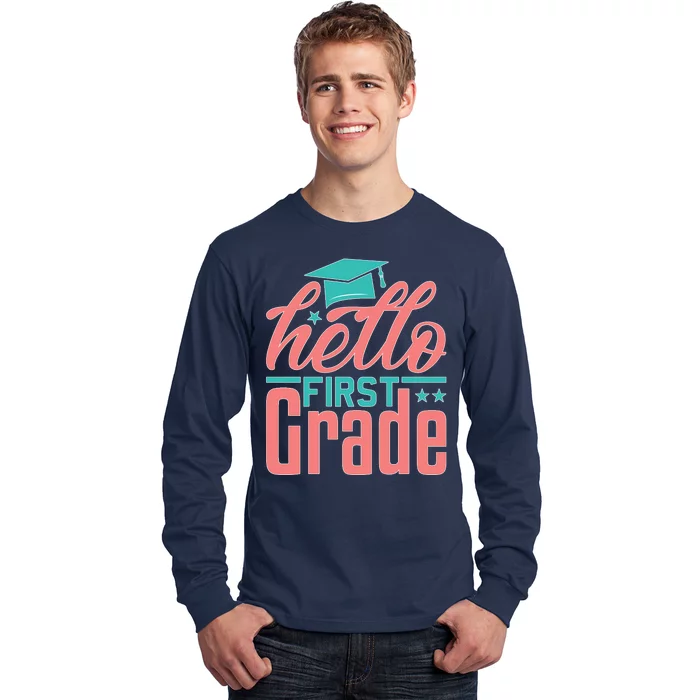 Hello First Grade Long Sleeve Shirt