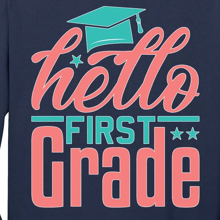 Hello First Grade Long Sleeve Shirt