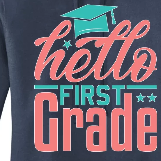 Hello First Grade Women's Pullover Hoodie