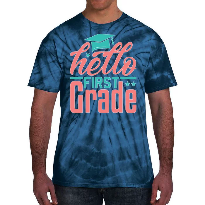 Hello First Grade Tie-Dye T-Shirt