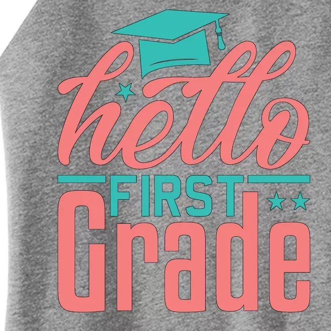 Hello First Grade Women’s Perfect Tri Rocker Tank