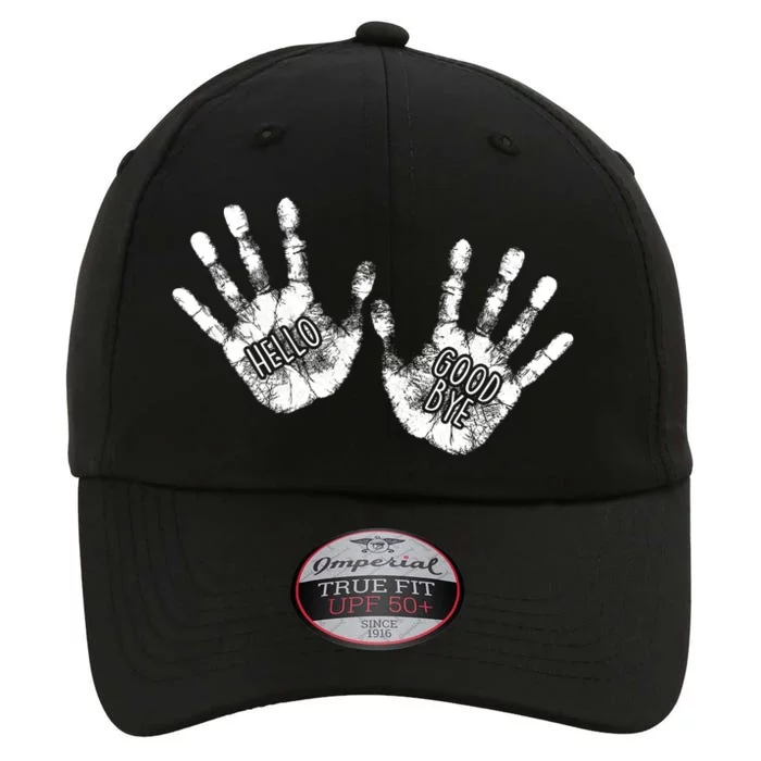 Hello Good Bye Paint Hand Prints The Original Performance Cap