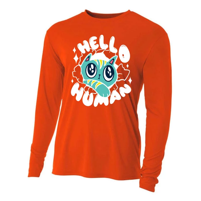 Hello Human Cat Cooling Performance Long Sleeve Crew