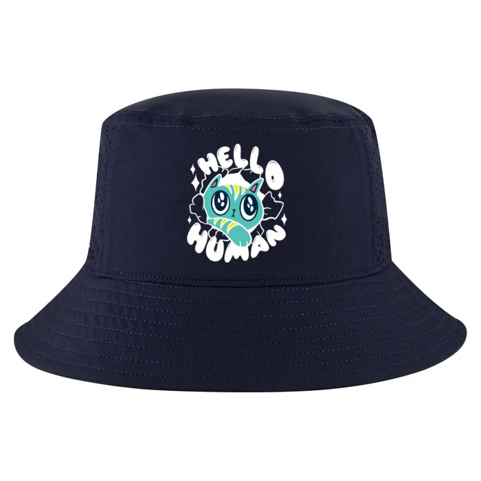 Hello Human Cat Cool Comfort Performance Bucket Hat