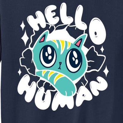 Hello Human Cat Sweatshirt