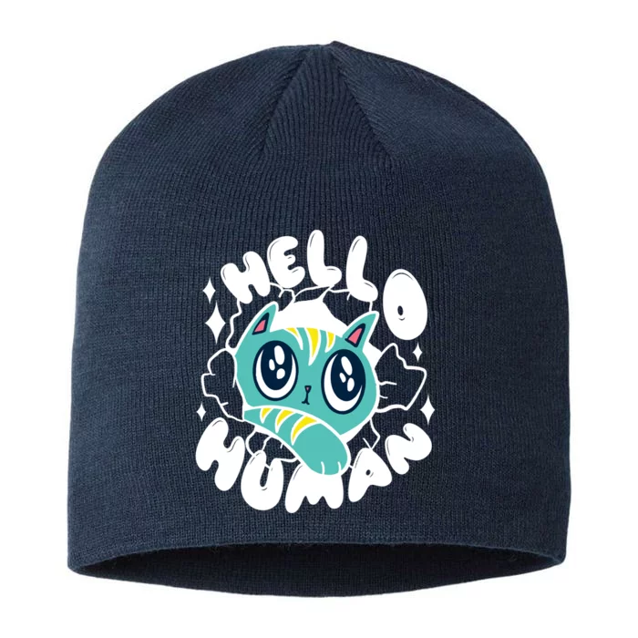 Hello Human Cat 8 1/2in Sustainable Knit Beanie