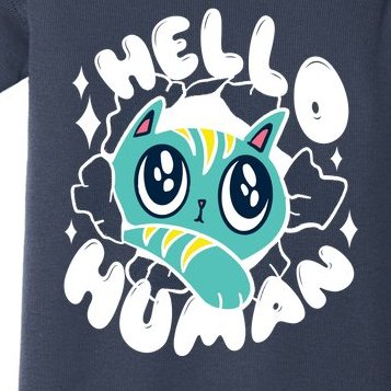 Hello Human Cat Baby Bodysuit
