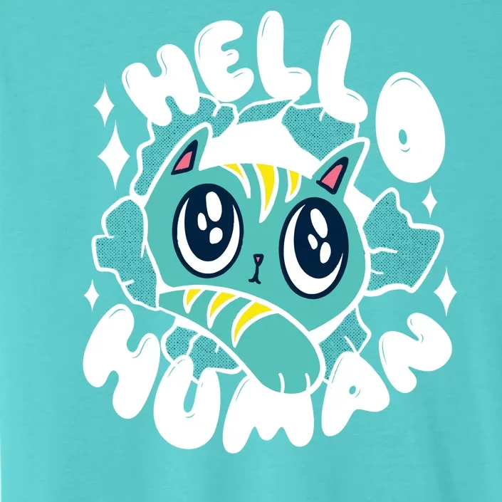 Hello Human Cat ChromaSoft Performance T-Shirt