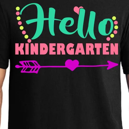 Hello Kindergarten Arrow Pajama Set