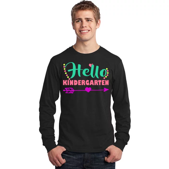 Hello Kindergarten Arrow Tall Long Sleeve T-Shirt