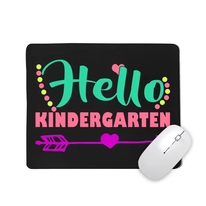 Hello Kindergarten Arrow Mousepad