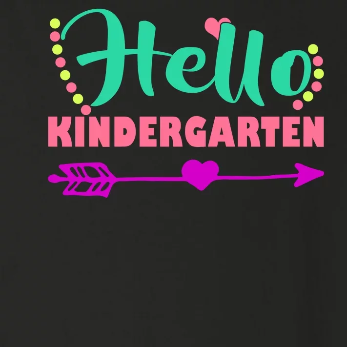 Hello Kindergarten Arrow Toddler Long Sleeve Shirt