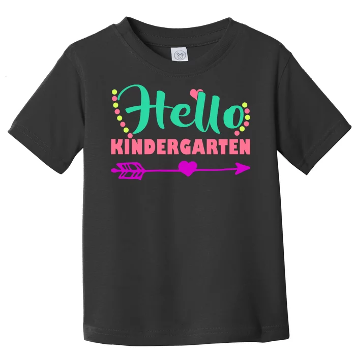 Hello Kindergarten Arrow Toddler T-Shirt