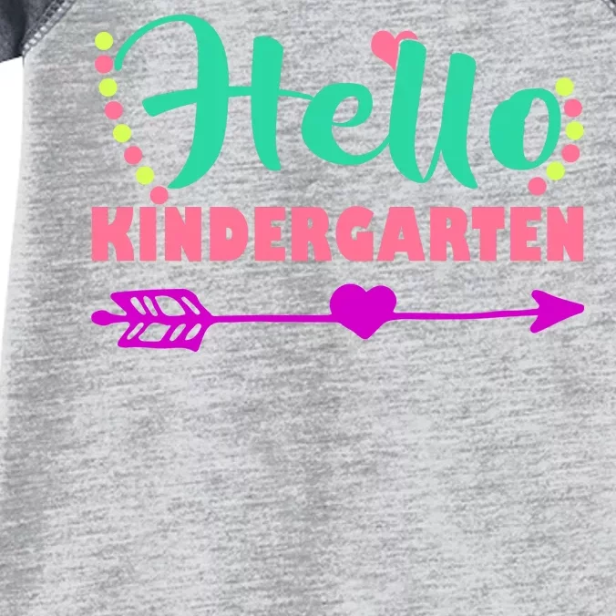 Hello Kindergarten Arrow Infant Baby Jersey Bodysuit