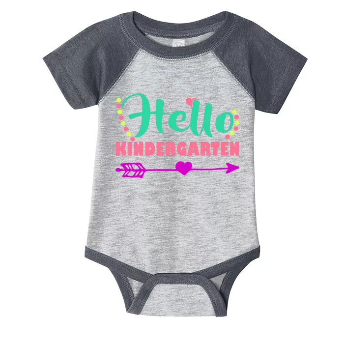 Hello Kindergarten Arrow Infant Baby Jersey Bodysuit