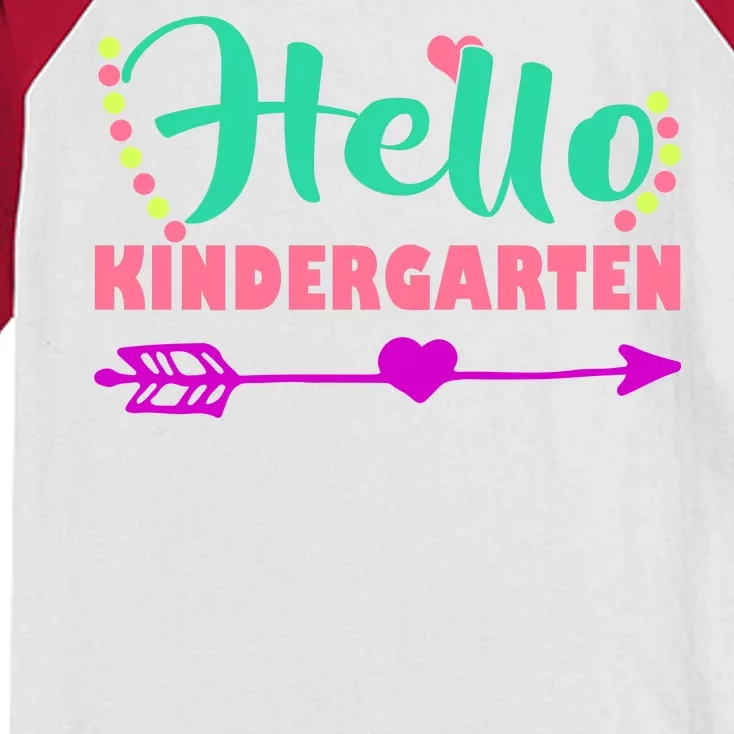 Hello Kindergarten Arrow Kids Colorblock Raglan Jersey