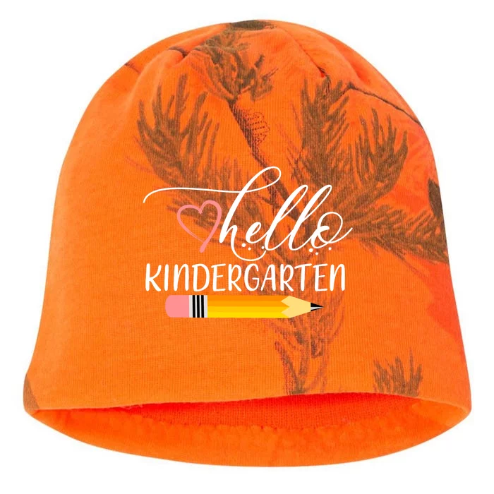 Hello Kindergarten Cute Pencil Kati - Camo Knit Beanie