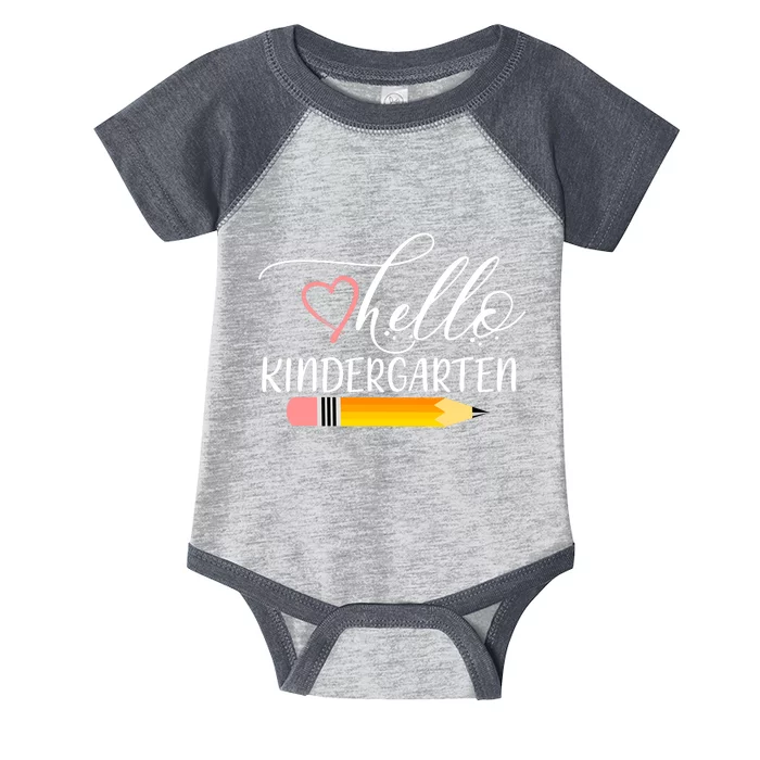 Hello Kindergarten Cute Pencil Infant Baby Jersey Bodysuit