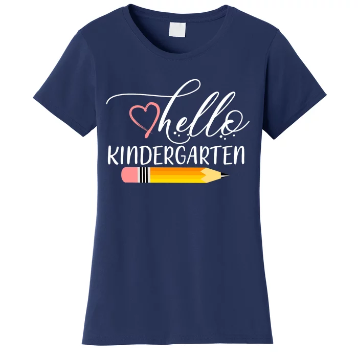 Hello Kindergarten Cute Pencil Women's T-Shirt