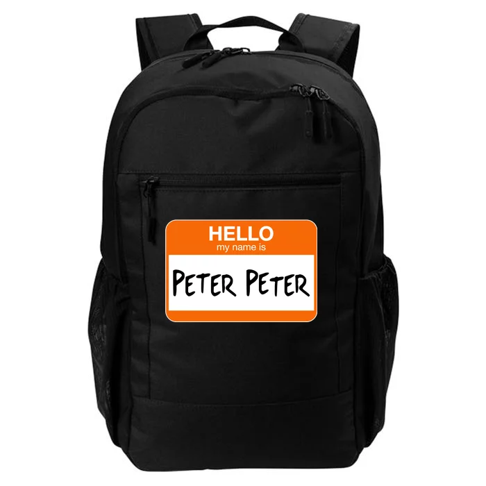 Hello My Name Is Peter Peter Daily Commute Backpack