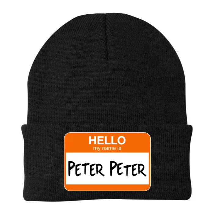 Hello My Name Is Peter Peter Knit Cap Winter Beanie