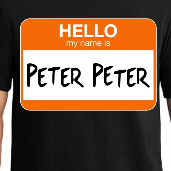 Hello My Name Is Peter Peter Pajama Set