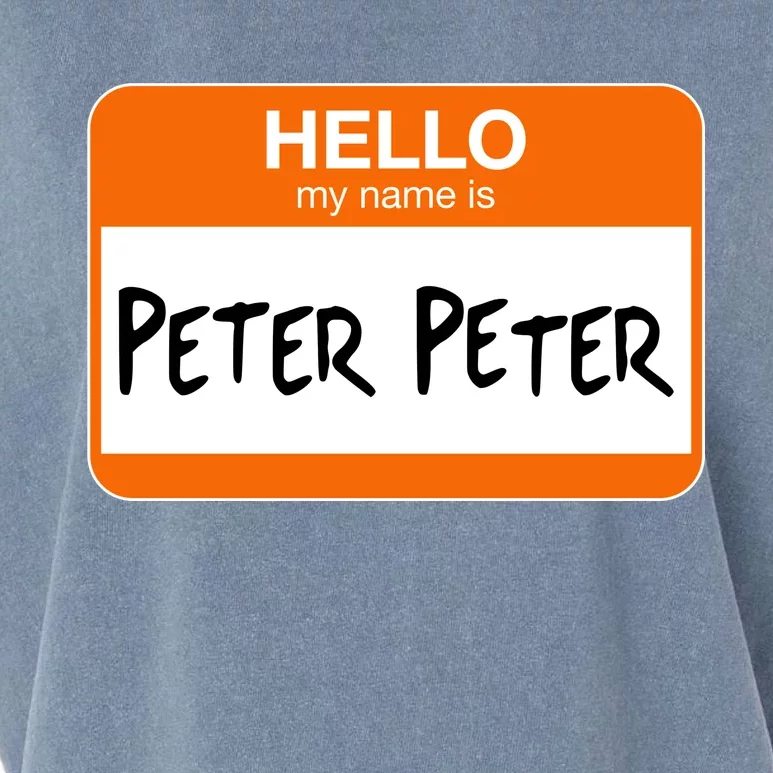 Hello My Name Is Peter Peter Garment-Dyed Women's Muscle Tee