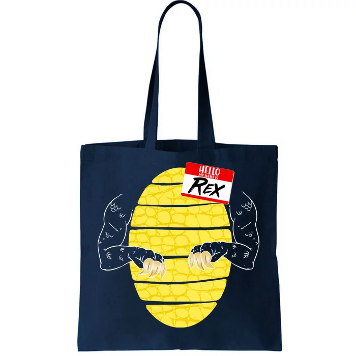 Hello My Name is Rex T-Rex Halloween Tote Bag