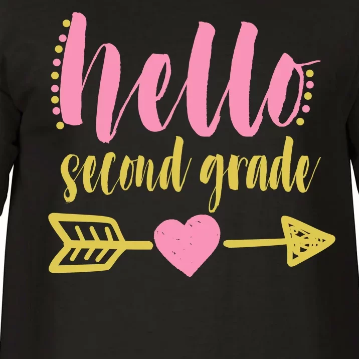 Hello Second Grade Cute Elementary School Comfort Colors T-Shirt