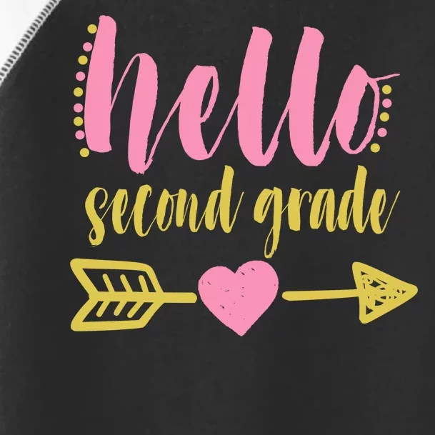 Hello Second Grade Cute Elementary School Toddler Fine Jersey T-Shirt