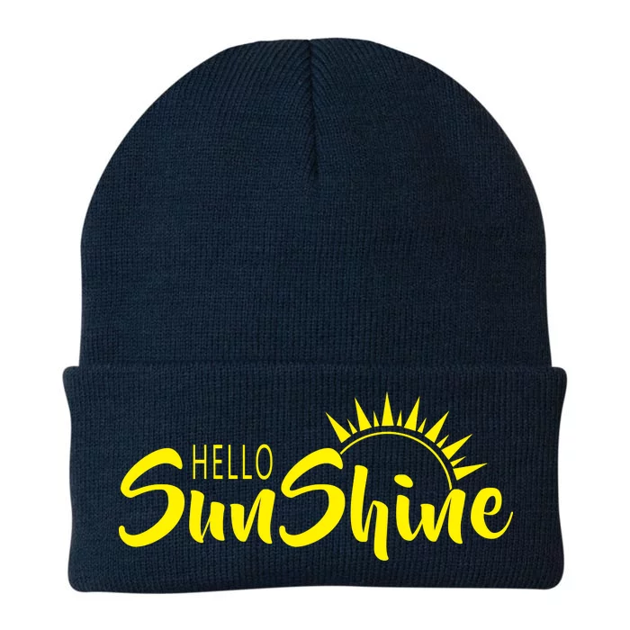 Hello Sunshine Knit Cap Winter Beanie