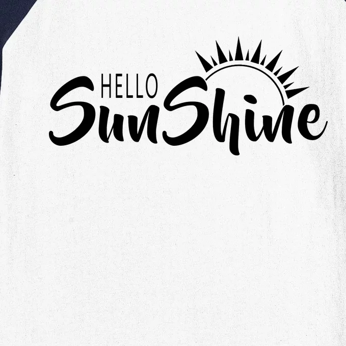 Hello Sunshine Baseball Sleeve Shirt