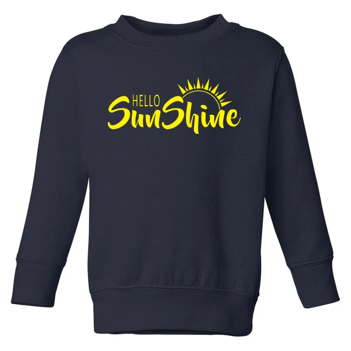 Hello Sunshine Toddler Sweatshirt