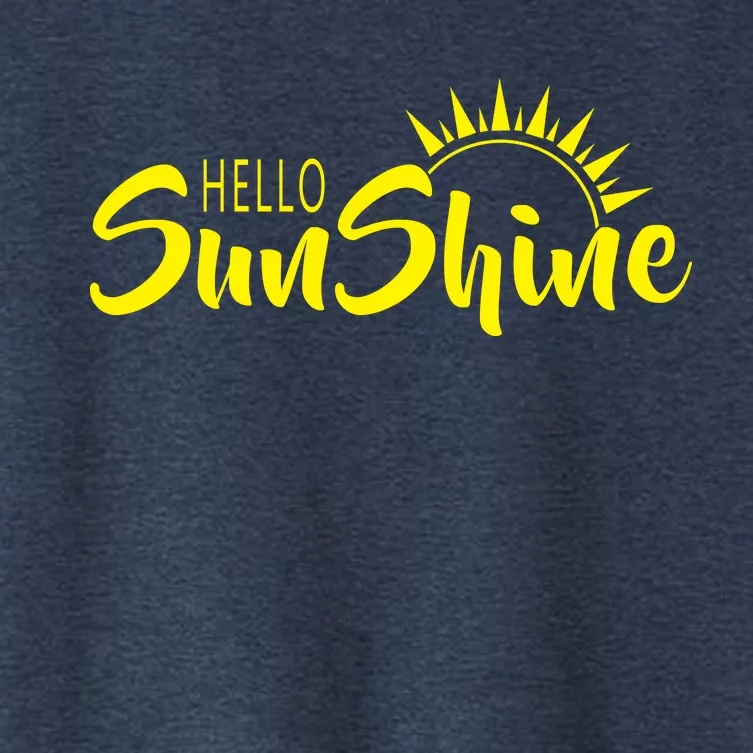 Hello Sunshine Women's Crop Top Tee