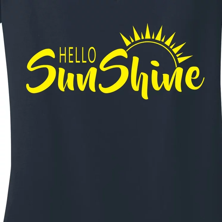 Hello Sunshine Women's V-Neck T-Shirt