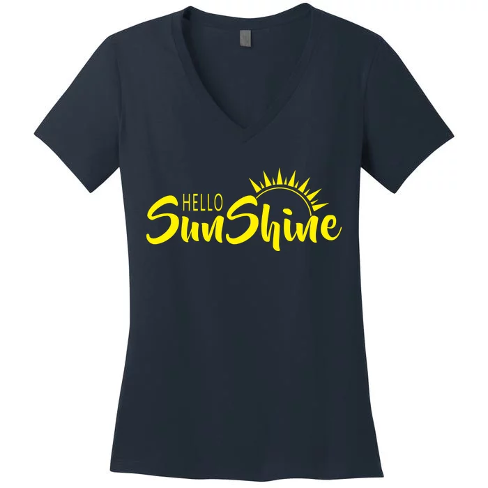 Hello Sunshine Women's V-Neck T-Shirt