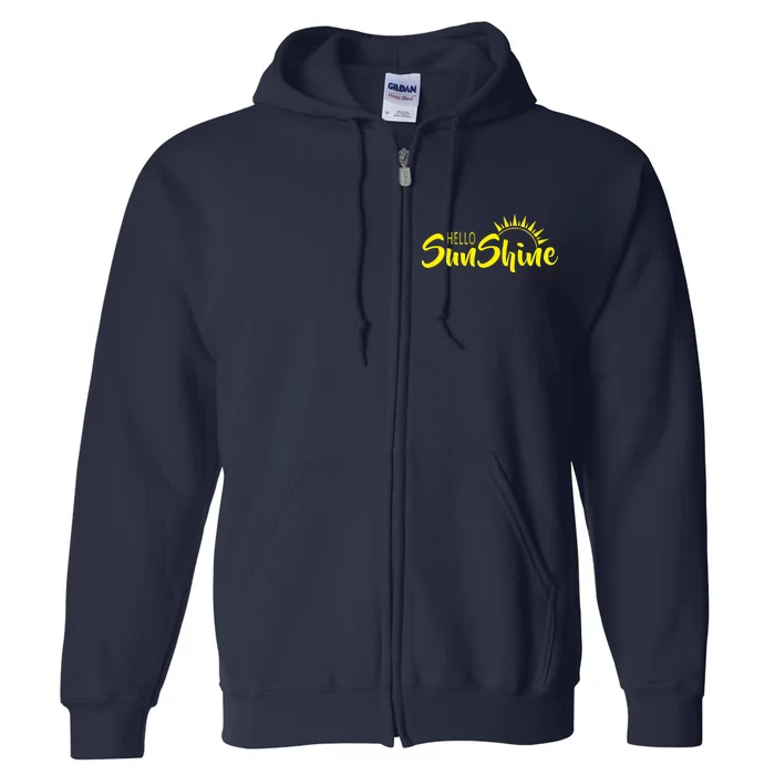 Hello Sunshine Full Zip Hoodie