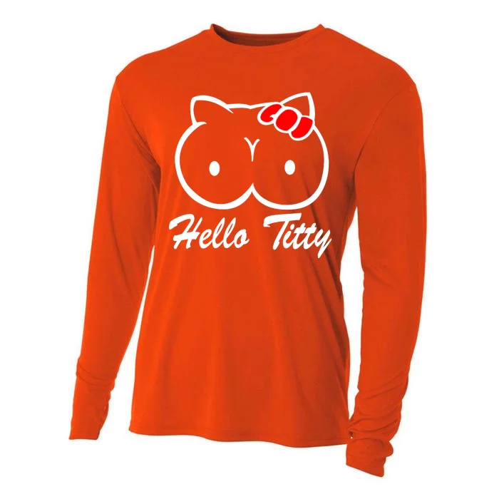 Hello Titty Cooling Performance Long Sleeve Crew